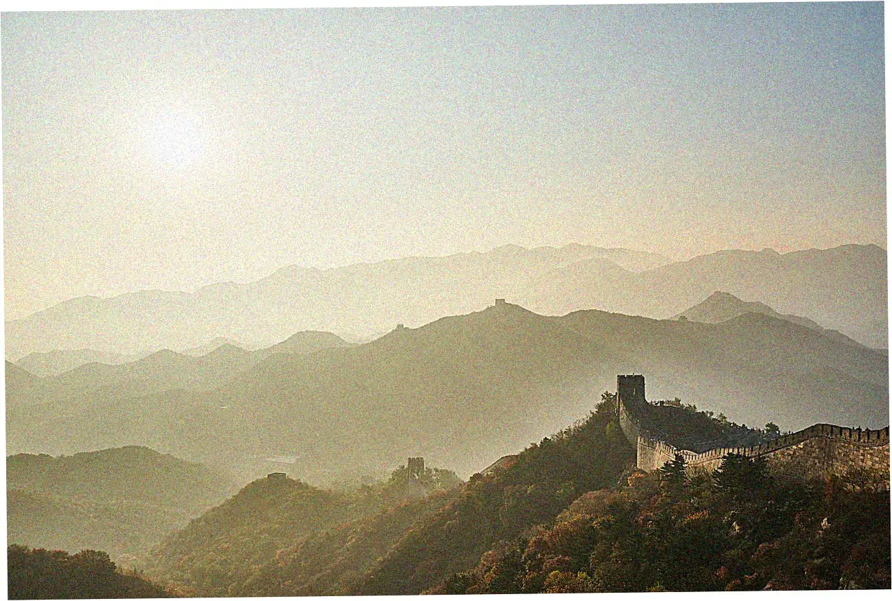 Where does the Great Wall of China actually end