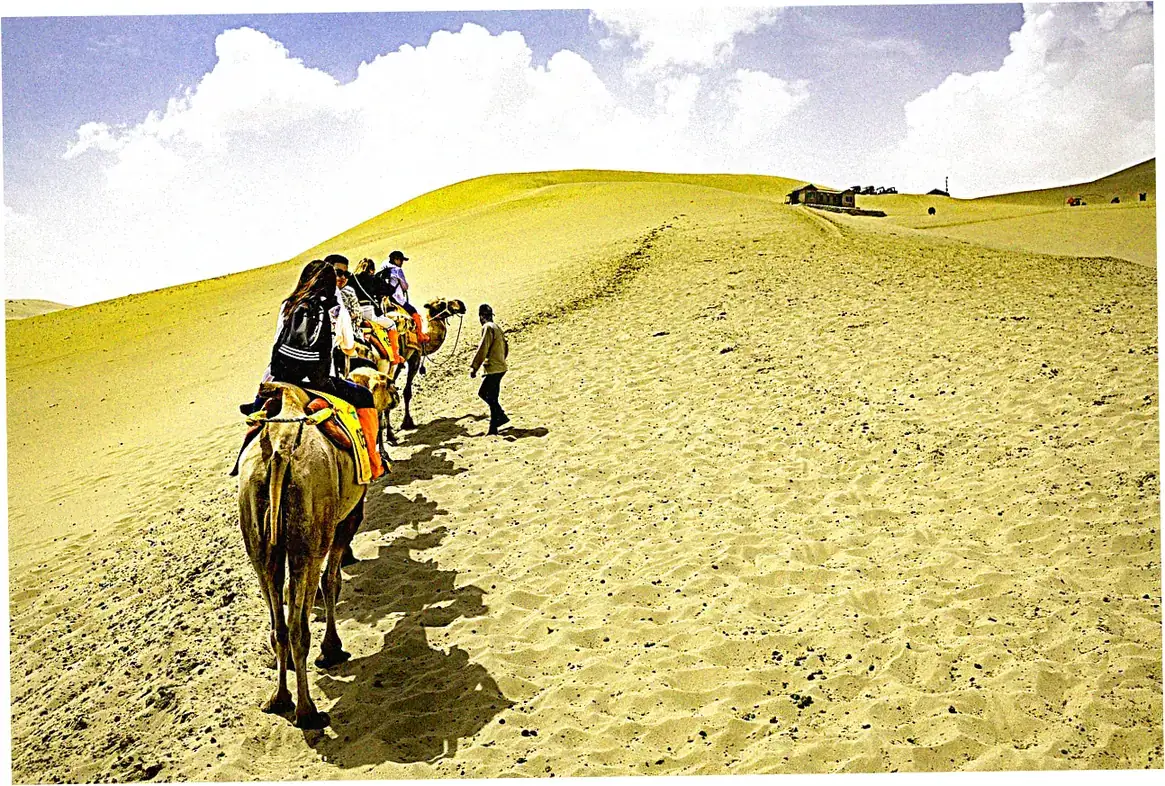 Dunhuang City Attractions - Night Market and Local Cuisine